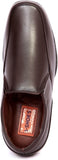 IShoes Real Brown Slip On Shoes