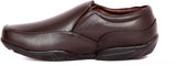 IShoes Real Brown Slip On Shoes