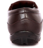 IShoes Real Brown Slip On Shoes