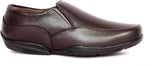 IShoes Real Brown Slip On Shoes