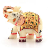 Sovam International Marble Elephant Showpiece  -  4 cm