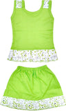 LITTLE FEETZ Baby Girl's Solid Top & Skirt Set