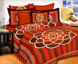 Grafion Cotton Floral Double Bedsheet
