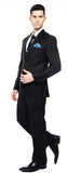 Brahaan BLUE TAG Single Breasted Solid Men's Suit