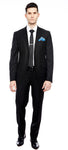Brahaan BLUE TAG Single Breasted Solid Men's Suit