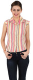 Blute Women's Striped Casual Shirt