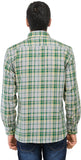 Just Henry Men's Checkered Formal Linen Shirt