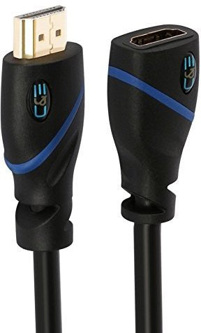 C&E  TV-out Cable High Speed HDMI Extension Cable Male - Female - 20 Feet, Supports Ethernet Latest Specification Cable