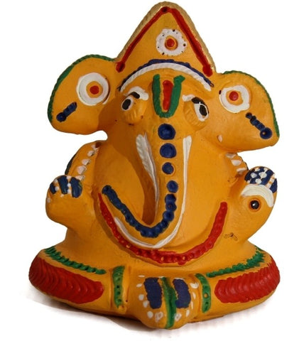 Unravel India Lord Ganesha Showpiece  -  10 cm