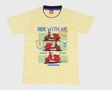 Provalley Printed Boy's Round Neck T-Shirt