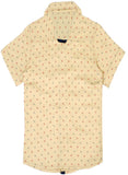 CALCULUS Baby Boy's Printed Casual Beige Shirt