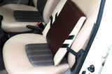 Car vastra 1pcs Car Vastra Brown & Beige Backrest Massager