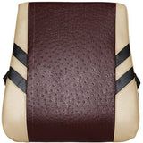 Car vastra 1pcs Car Vastra Brown & Beige Backrest Massager