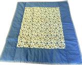 Coco Bee Polka Single Quilts & Comforters White, Blue