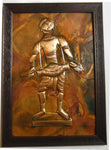 BeYOUtiful Copper Repouss�� - Man With Dhol Showpiece  -  36 cm
