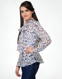 Color Cocktail Women's Printed Casual Shirt