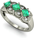 Rasav Jewels White Gold Diamond 18K White Gold 18 K Ring