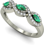 Rasav Jewels White Gold Diamond 18K White Gold 18 K Ring