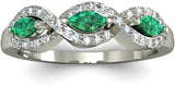 Rasav Jewels White Gold Diamond 18K White Gold 18 K Ring