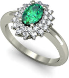Rasav Jewels White Gold Diamond 18K White Gold 18 K Ring
