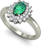 Rasav Jewels White Gold Diamond 18K White Gold 18 K Ring