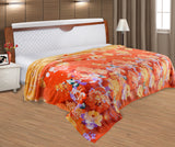 Cloth Fusion Printed Single Blanket Orange