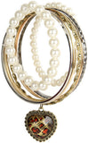 Crunchy Fashion Alloy Bangle Set
