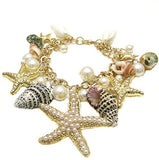 Crunchy Fashion Alloy Charm Bracelet