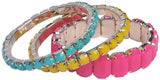 Crunchy Fashion Resin Bangle Set