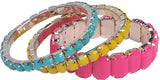 Crunchy Fashion Resin Bangle Set