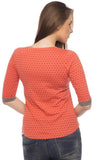 Cult Fiction Polka Print Women's Round Neck T-Shirt