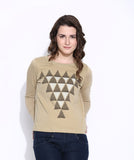 Cult Fiction Printed Women's Round Neck T-Shirt