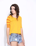 Cult Fiction Printed Women's Scoop Neck T-Shirt