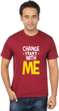 Imbindass Printed Men's Round Neck T-Shirt
