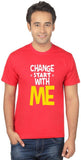 Imbindass Printed Men's Round Neck T-Shirt