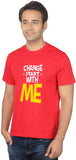 Imbindass Printed Men's Round Neck T-Shirt