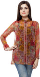 Hyipe Women's Floral Print Casual Shirt
