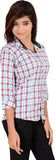 Jazzy Ben Women's Checkered Casual Shirt