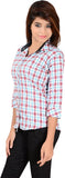 Jazzy Ben Women's Checkered Casual Shirt