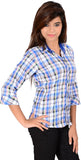 Jazzy Ben Women's Checkered Casual Shirt