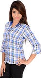 Jazzy Ben Women's Checkered Casual Shirt