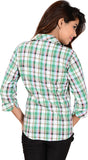 Jazzy Ben Women's Checkered Casual Shirt
