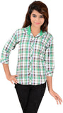 Jazzy Ben Women's Checkered Casual Shirt