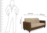 HomeTown CIAZ Fabric 3 Seater Sectional