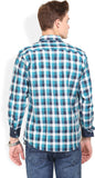 Orange Valley Men's Checkered Casual Shirt