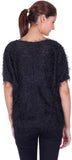 Chkokko Party Short Sleeve Solid Women's Top