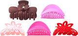 Takspin casual & stylish matte finish clutcher( set of 5) Hair Claw