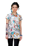 Desigrrrl Women's Printed Casual Shirt