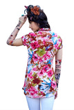 Desigrrrl Women's Floral Print Casual Shirt