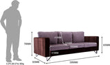 Durian Fabric 3 Seater Sofa